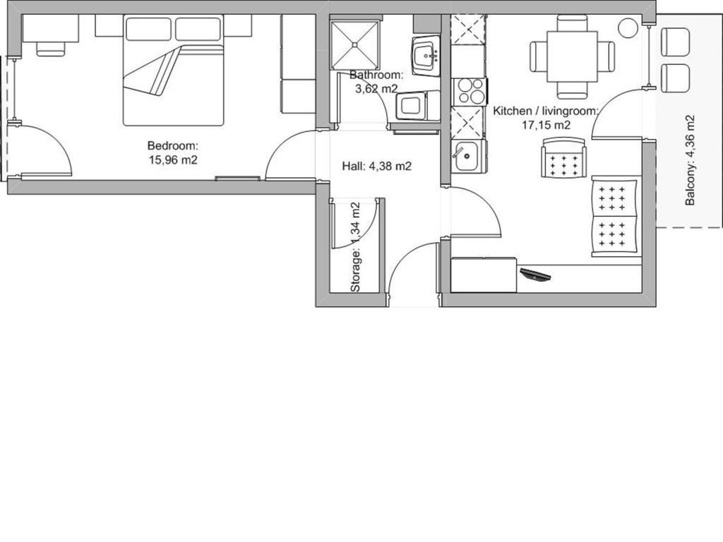 Appartement Gurgl اوبرغورغل الغرفة الصورة